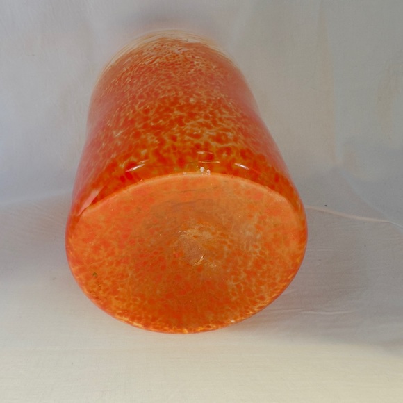 Mid century hand blown Art glass vase utensils holder - Picture 4 of 6